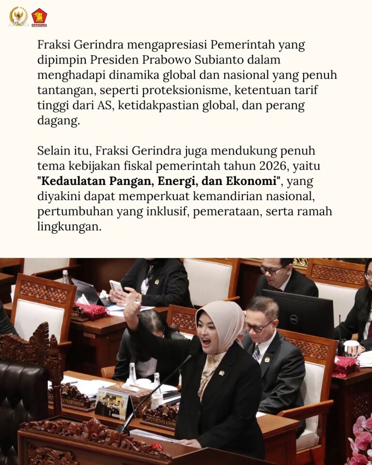 27 Mei 2025, dalam agenda Rapat Paripurna, Penyampaian Pandangan Fraksi atas Kerangka Ekonomi Ma (1)