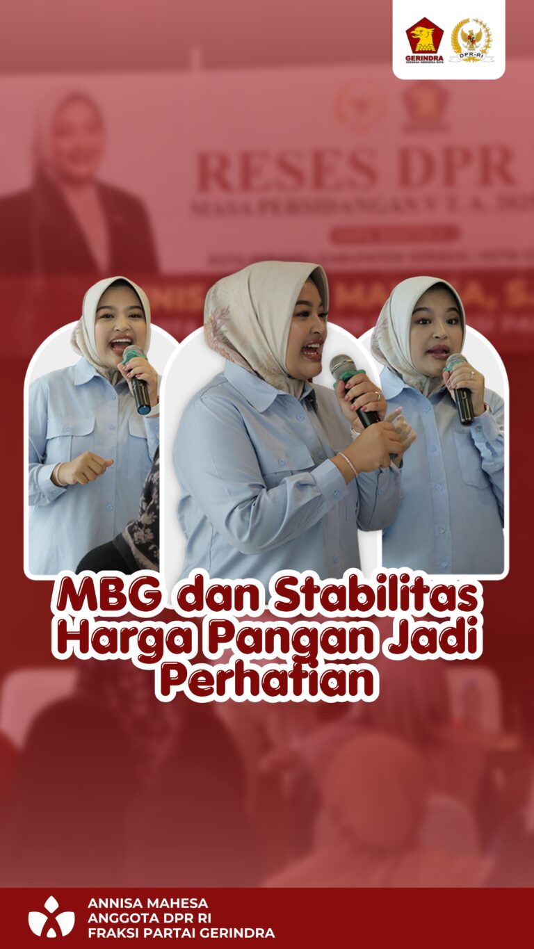COVER MBG dan Stabilitas Pangan Jadi Perhatian